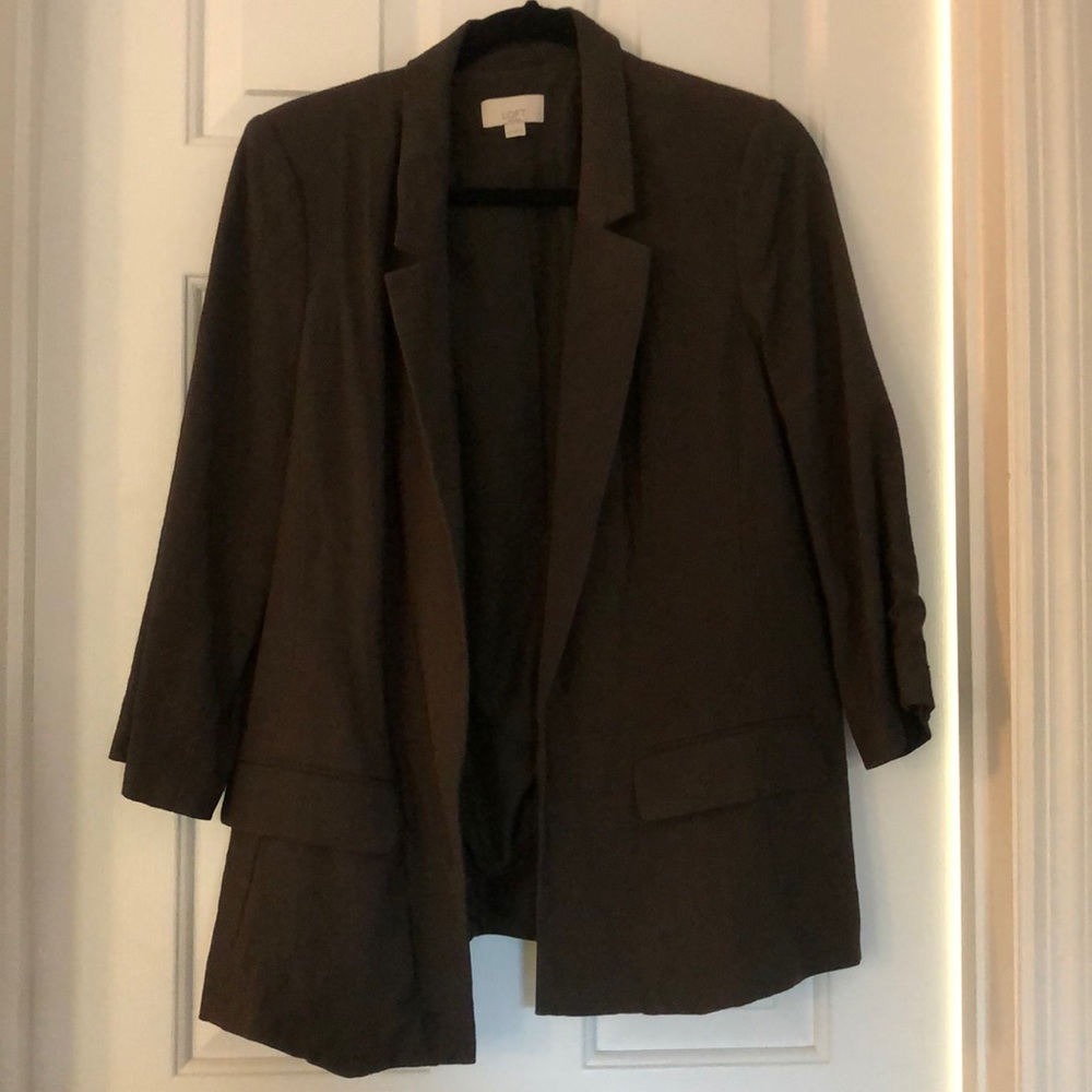 Loft 12 petite hunter green blazer